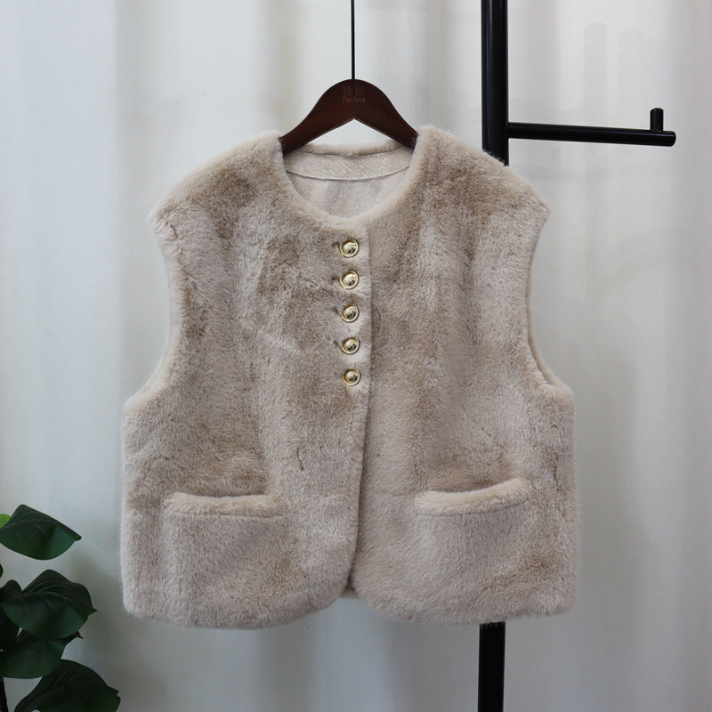 Autumn And Winter New Sleeveless Vest Cardigan