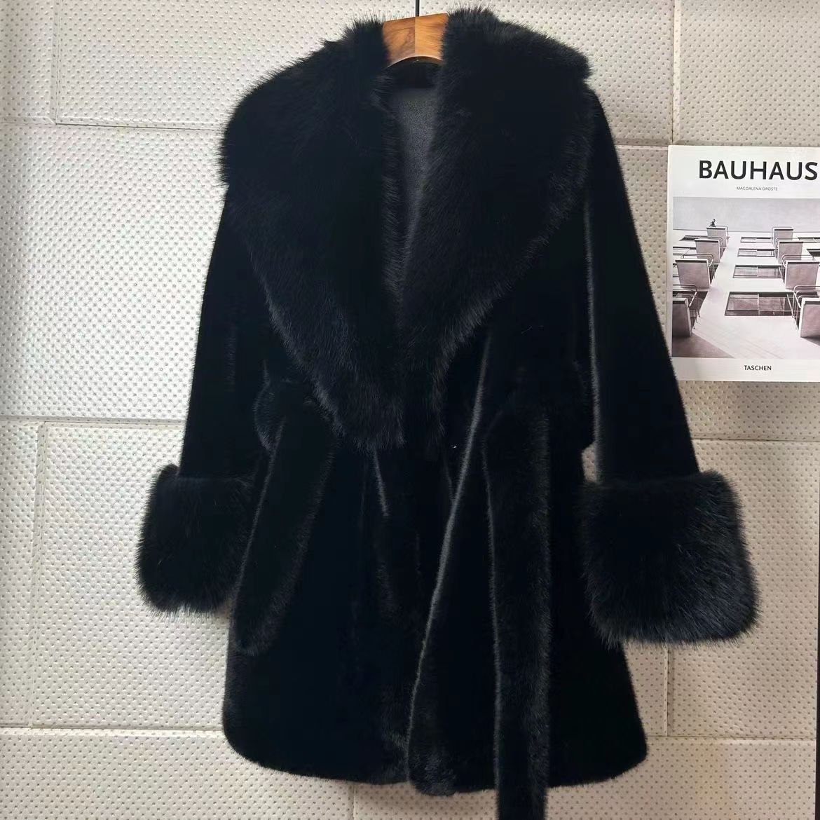 Lantern Ring Baoou Mink Fur Coat Advanced Fashion Version